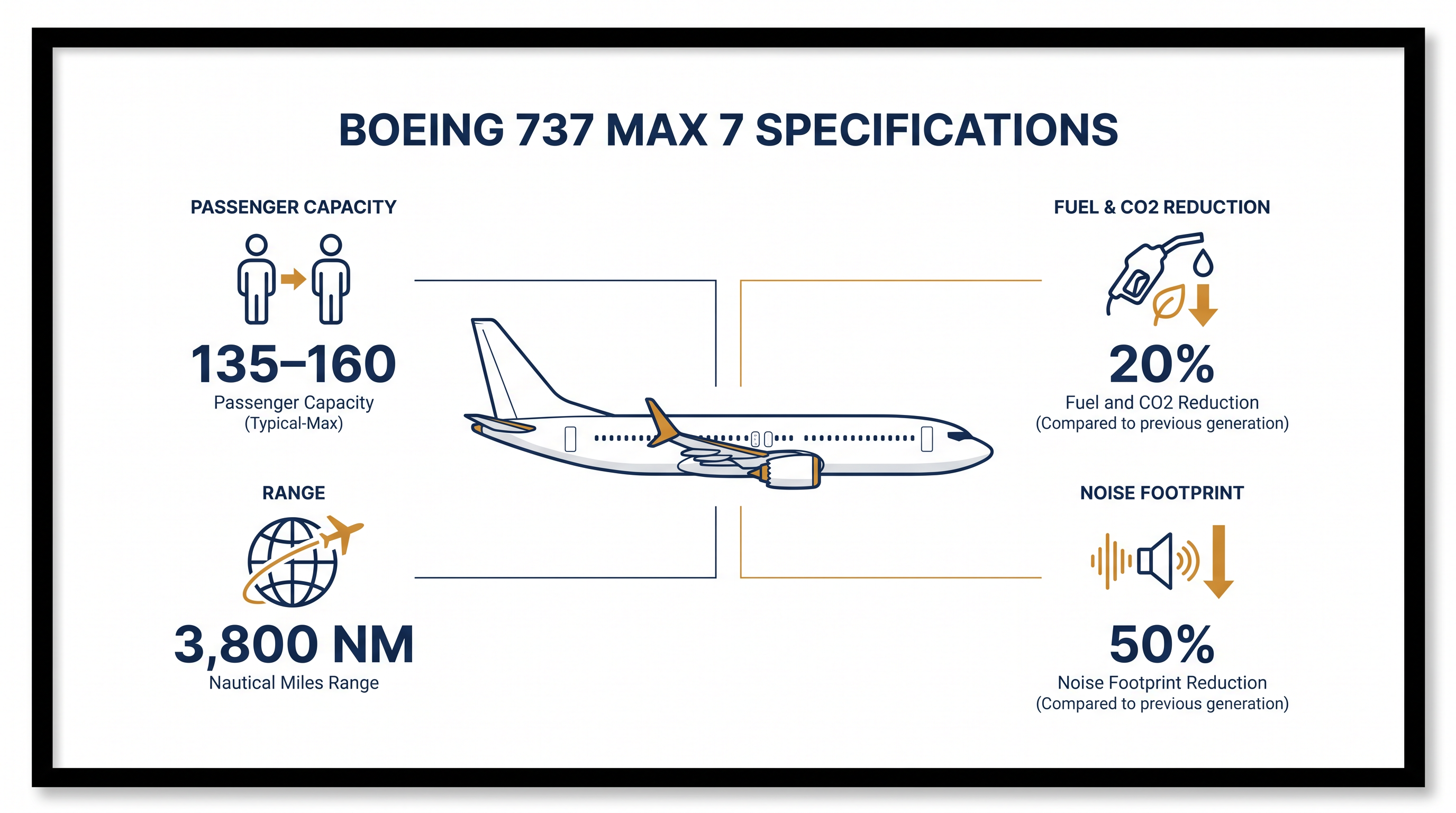 The MAX 7 is the smallest but longest-range variant in the 737 MAX family.