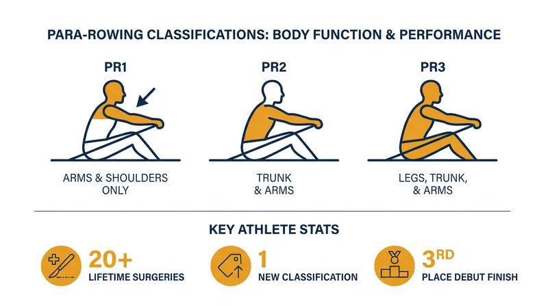 How Para-rowing classifications dictate an athlete's physical requirements in the boat.