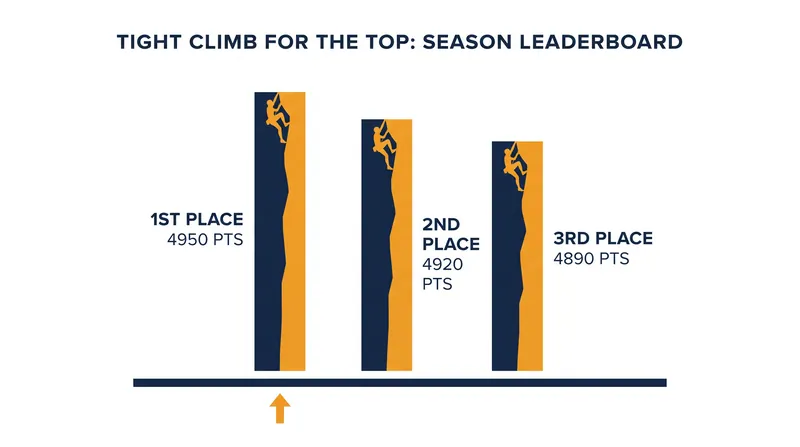 The top of the 2026 women's leaderboard remains tightly contested heading into the European autumn stages.