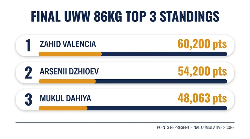 Zahid Valencia finished the 2026 Ranking Series with a comfortable 6,000-point lead over his closest challenger.