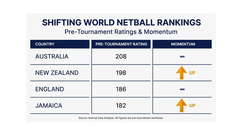 Pre-tournament ratings for the top four nations, which are set to shift dramatically following the Glasgow results.