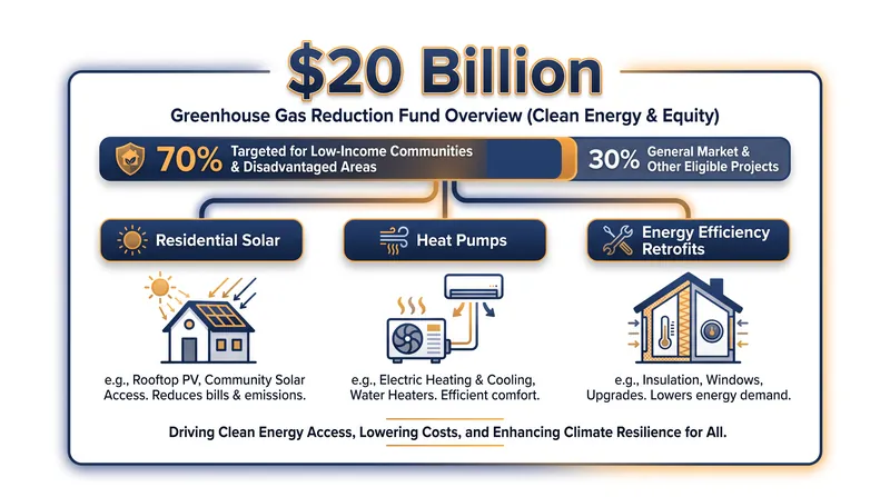 The $20 billion fund is designed to leverage private capital for community-level clean energy projects.
