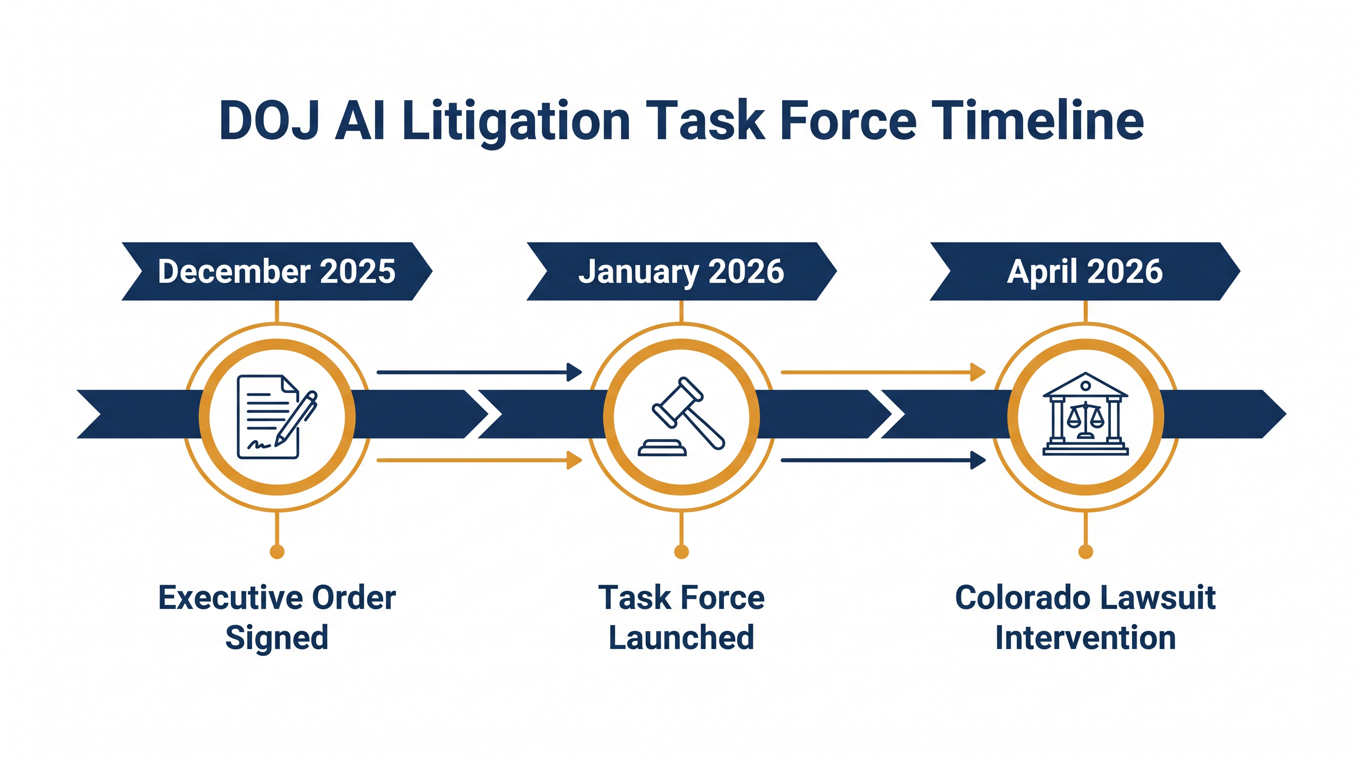 The rapid escalation of federal challenges to state AI laws.