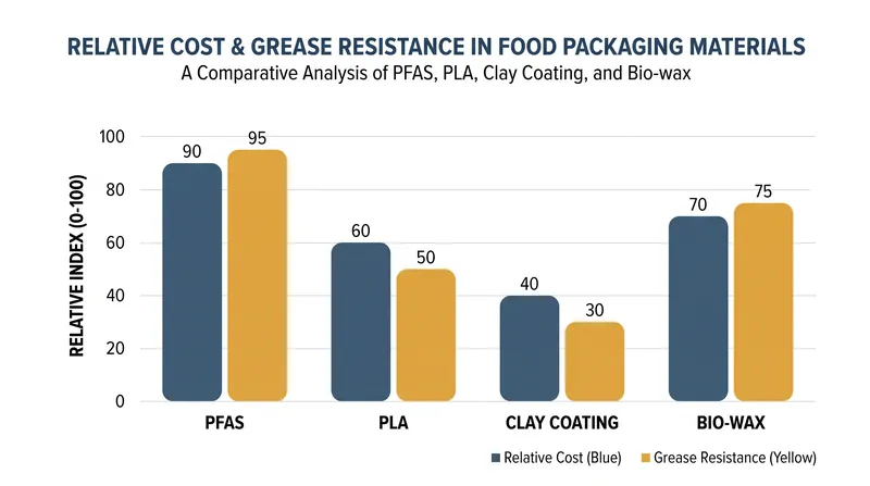 Without a universal replacement, manufacturers must weigh the trade-offs between cost, moisture resistance, and grease barriers.