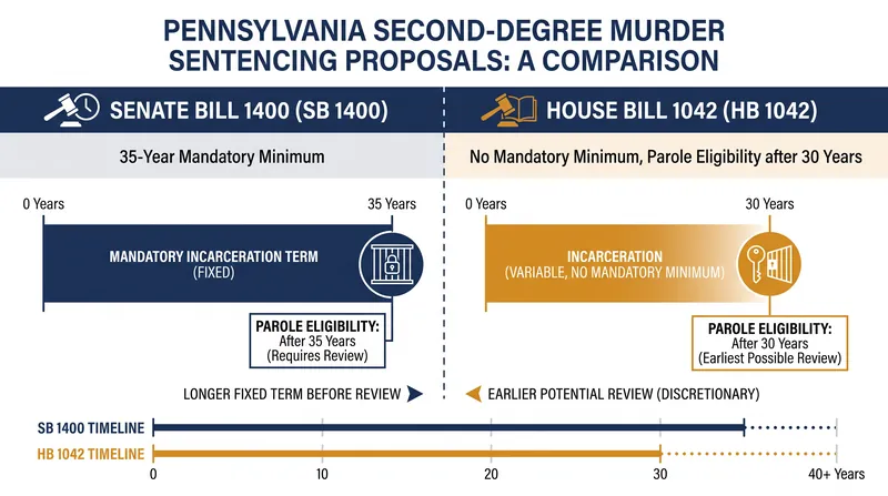 The state Senate and House passed competing bills with vastly different approaches to mandatory minimums.