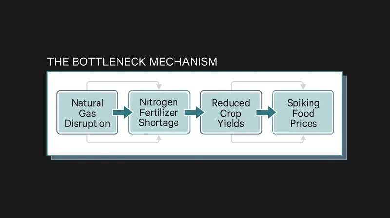 Standard economic models often miss the hidden transmission channel connecting natural gas supplies to global food security.