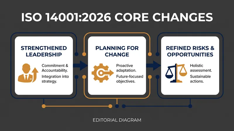 The updated standard shifts environmental management from a siloed compliance task to an executive-level strategic priority.