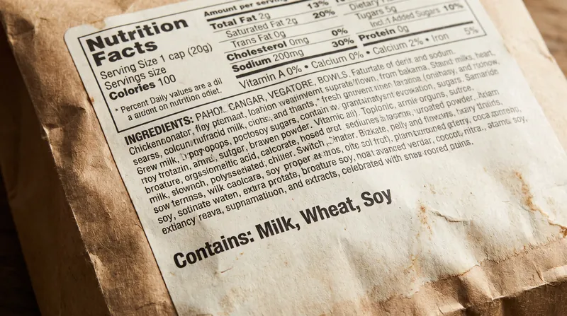 A clear 'Contains' statement is a critical safety tool for consumers managing severe food allergies.