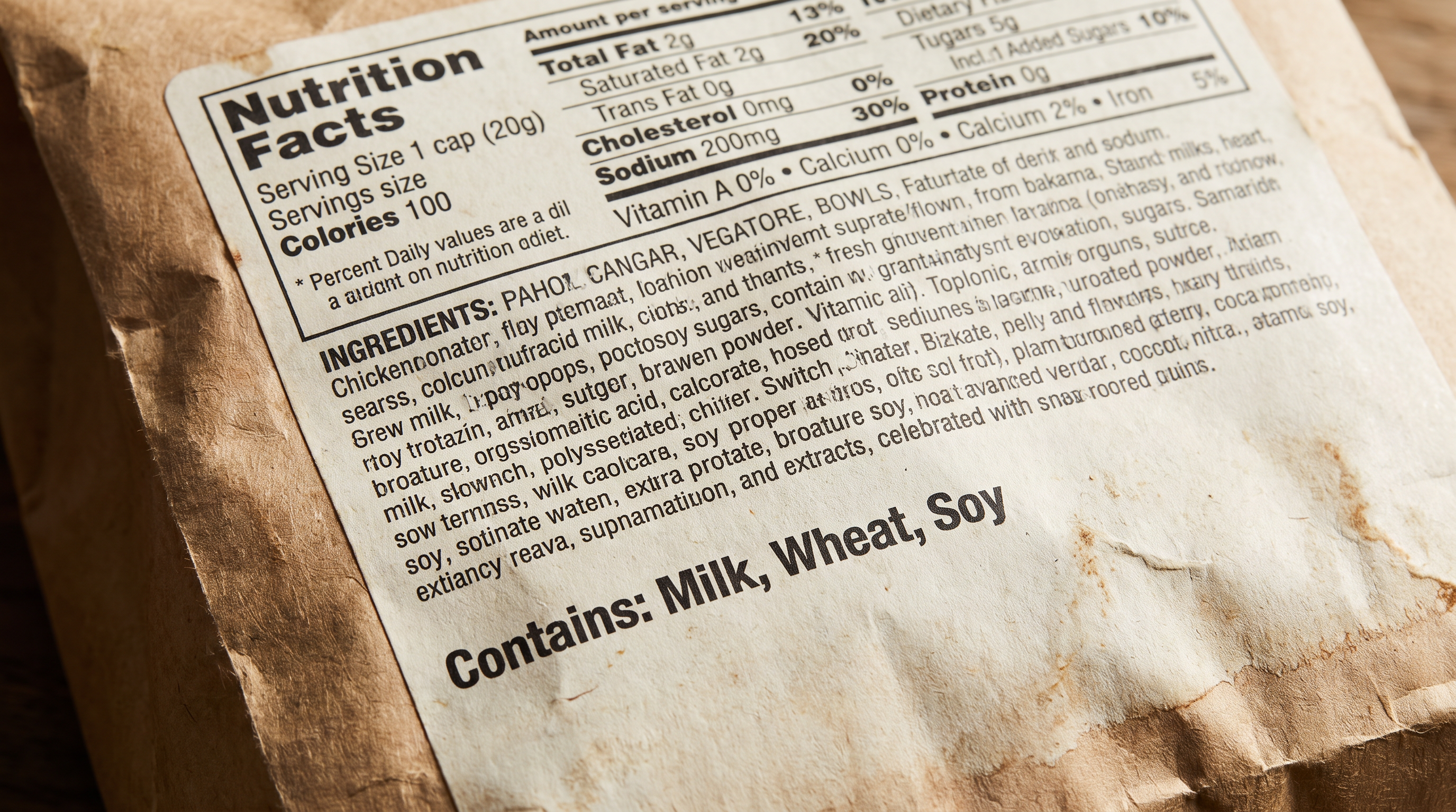 A clear 'Contains' statement is a critical safety tool for consumers managing severe food allergies.