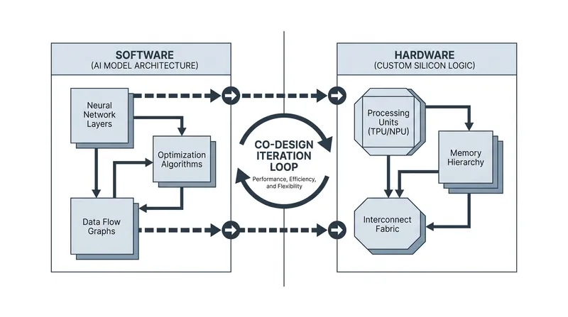 Hardware-software co-design allows engineers to tailor a chip's memory and logic directly to a specific neural network.