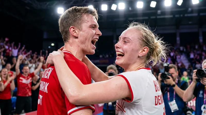 Denmark's Mathias Christiansen and Alexandra Bøje have broken through the traditional Asian dominance in mixed doubles.