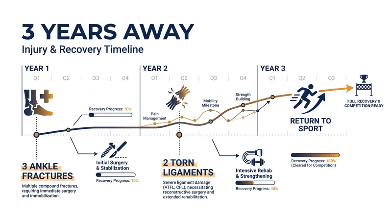 Daleman's path back to the ice involved overcoming a staggering series of physical setbacks.