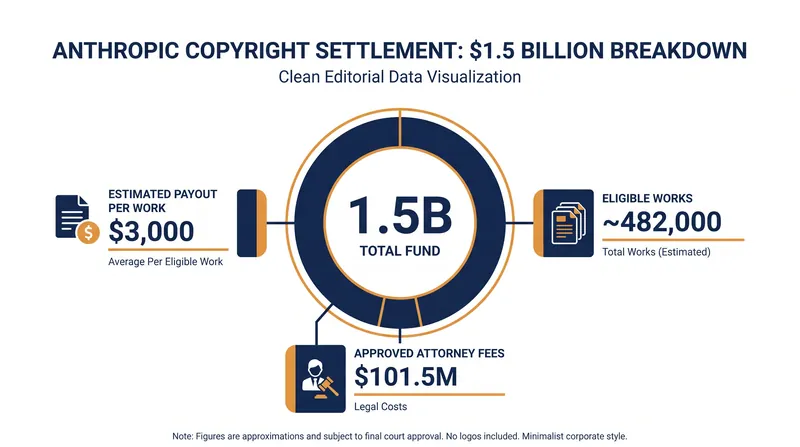 Breakdown of the largest copyright settlement in U.S. history.