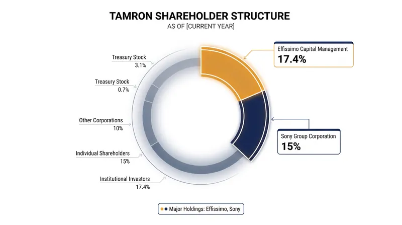 Activist investor Effissimo Capital Management recently overtook Sony as Tamron's largest shareholder.