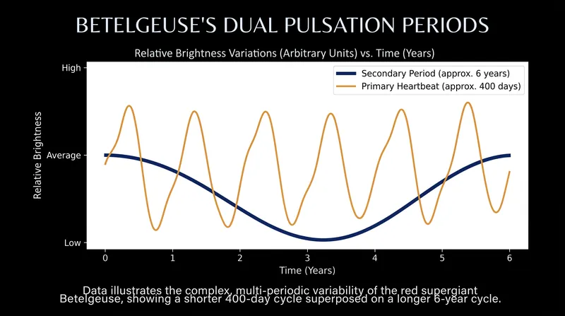 Betelgeuse's brightness variations are driven by both internal pulsations and the 6-year orbit of its companion.