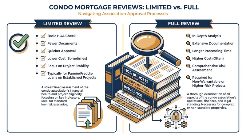 The shift to Full Review requires lenders to analyze HOA budgets, reserves, and deferred maintenance.