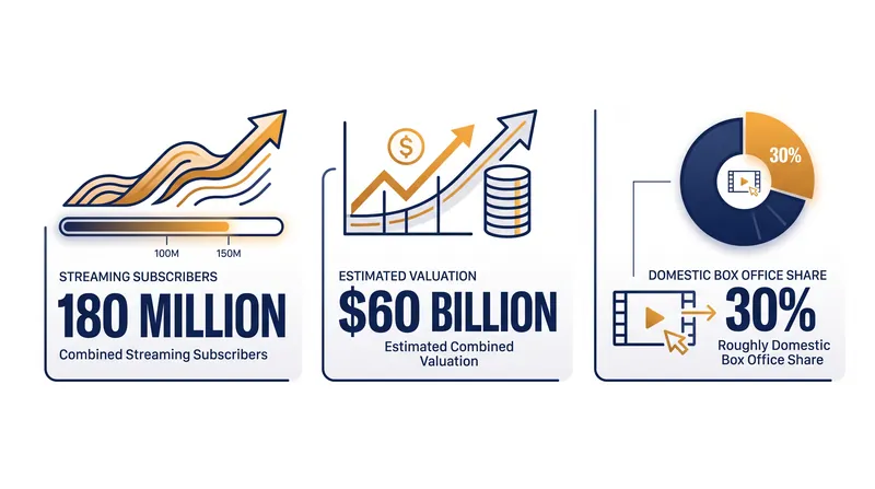 The combined company will boast massive scale across streaming, theatrical, and linear television.