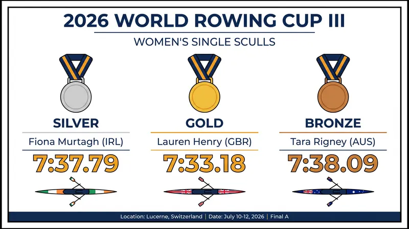 World Cup III Women's Single Sculls Medalists