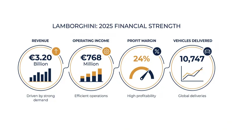 Lamborghini's record 2025 financial performance underpins its massive valuation estimates.