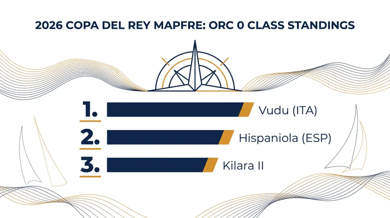 Italian TP52 Vudu has taken the overall lead in the ORC 0 class following the coastal race.