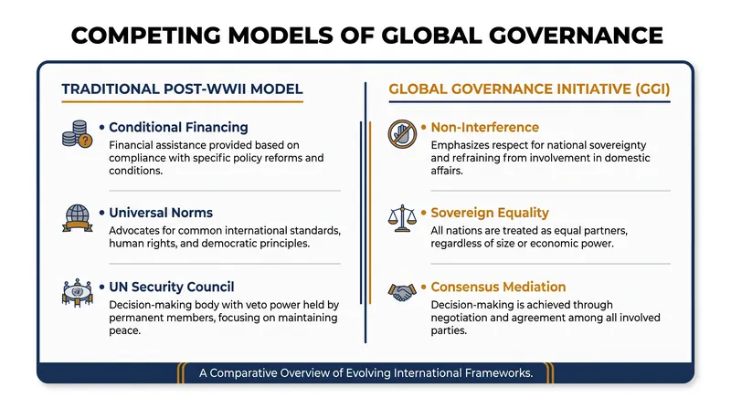 The GGI offers a structural alternative to the Bretton Woods and UN systems established after World War II.