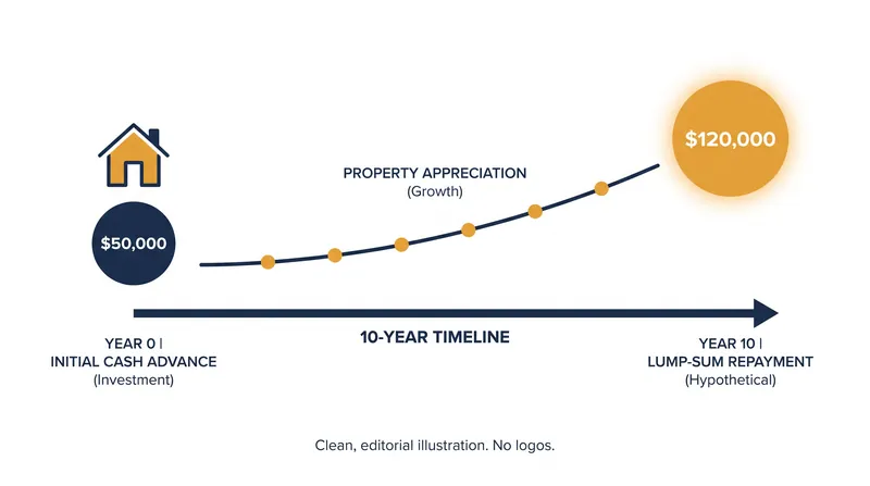Because repayment is tied to future home values, the final cost of an HEI can be difficult to predict.