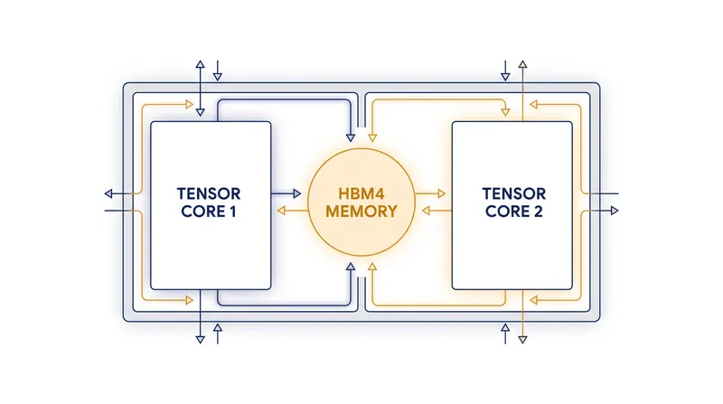 The Dual-TPU design allows one core to fetch data while the other computes, eliminating idle time.