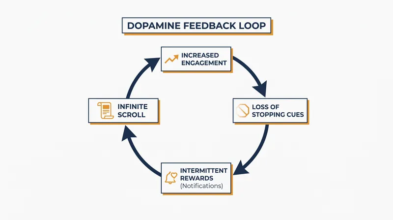 Expert witnesses testified that features like infinite scroll and push notifications exploit the same neurological pathways as slot machines.