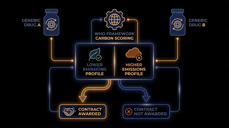 Under the new guidelines, public health systems are encouraged to use carbon scoring as a tie-breaker in drug procurement contracts.