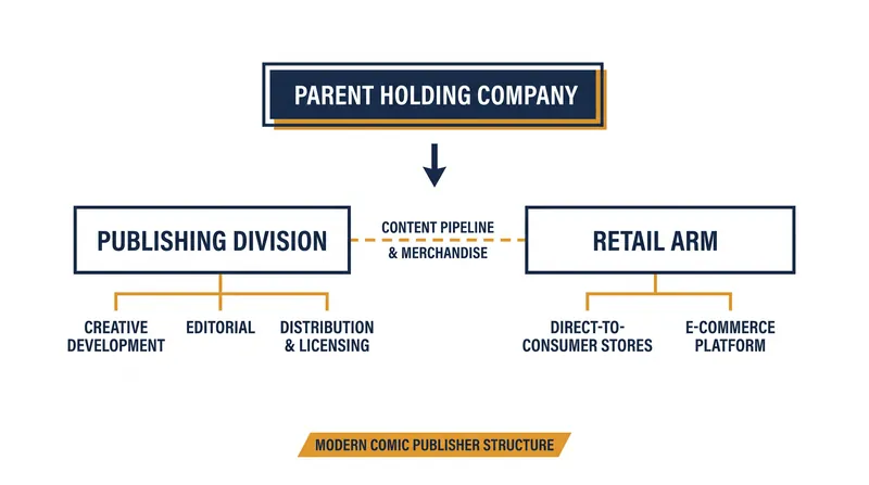 The complex corporate structure surrounding indie comic publishers.