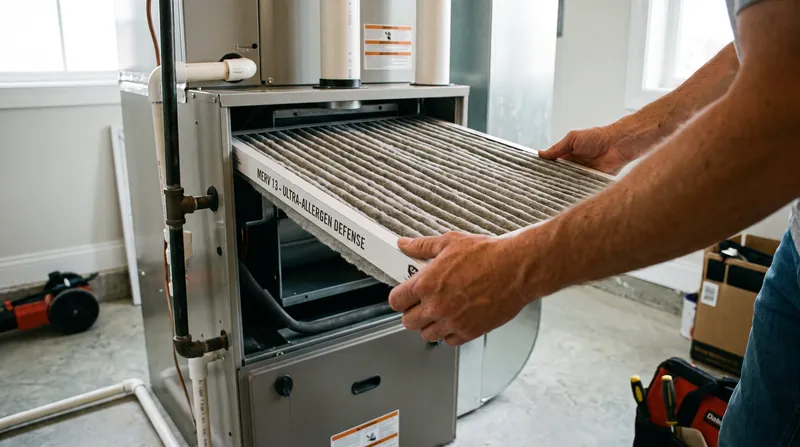 Upgrading to a MERV 13 filter is the gold standard for whole-home purification, provided the HVAC blower can handle the increased air resistance.