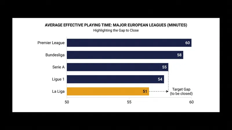 La Liga's new protocols aim to boost effective playing time across the division.