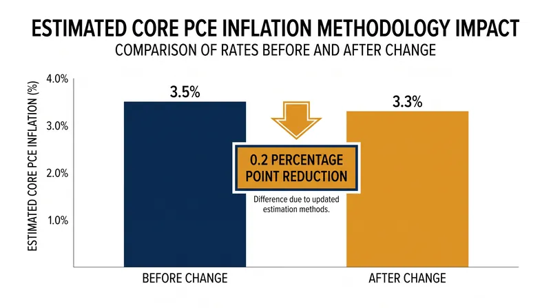 The methodology tweak is expected to mechanically lower the reported core inflation rate.