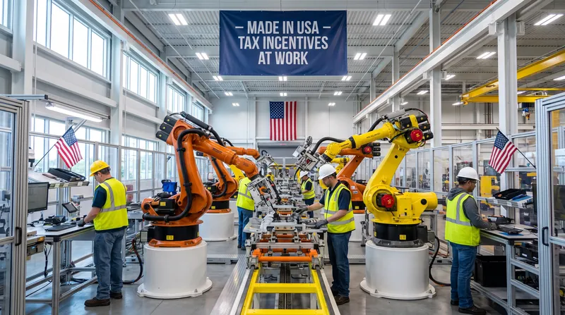 The new tax framework heavily subsidizes domestic manufacturing and export operations.