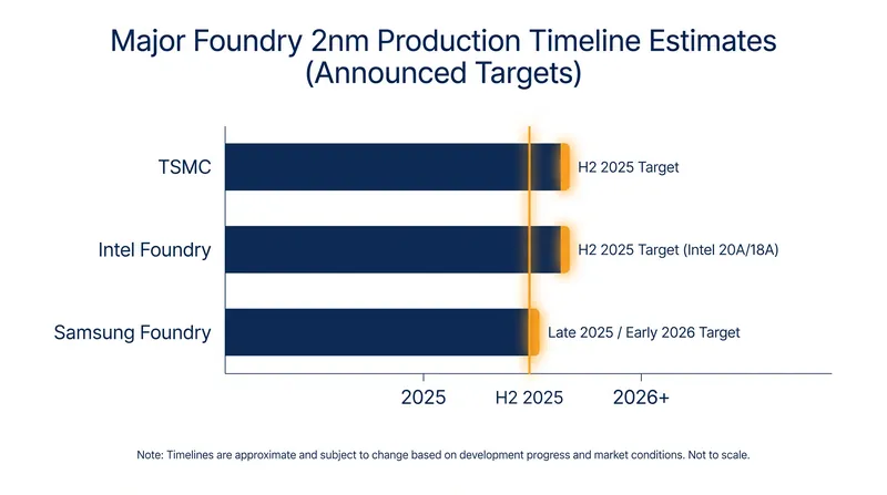Samsung has officially initiated its 2nm production ahead of TSMC's projected N2 schedule.