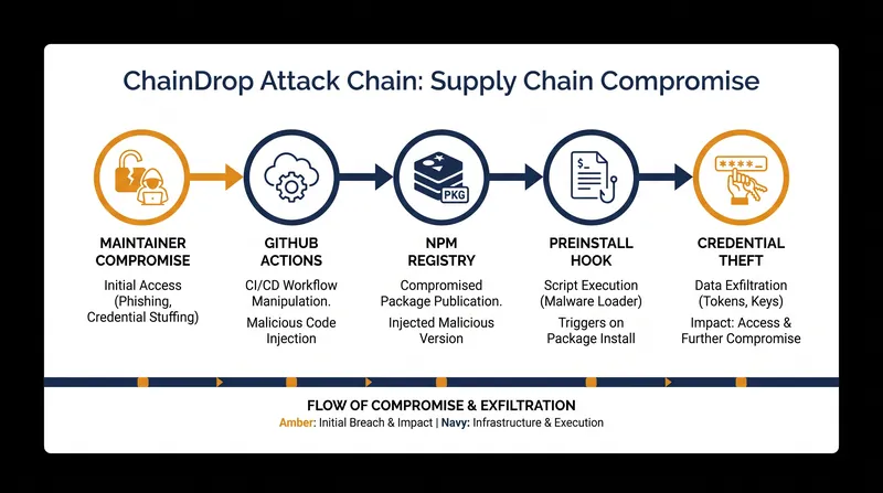 How the ChainDrop worm bypassed automated security checks to infect developer environments.