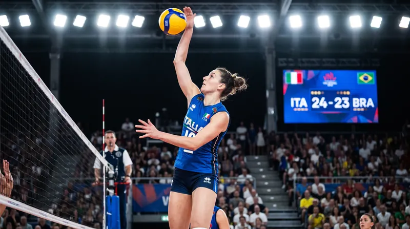World No. 1 Italy swept the Netherlands 3-0, powered by the dominant serving of Ekaterina Antropova.