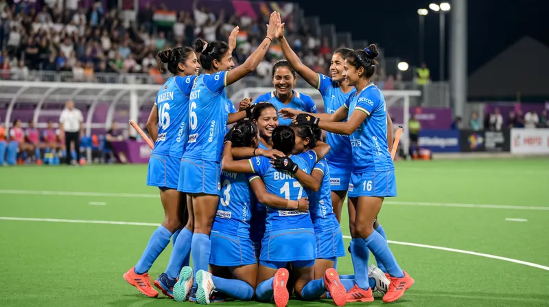 The Indian women's team reclaims their spot in the top tier after earning promotion via the FIH Nations Cup.