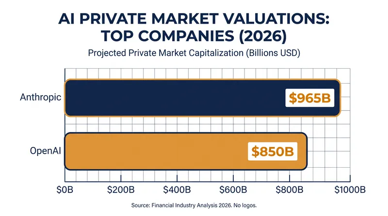 Anthropic's recent Series H and secondary market demand have pushed its valuation past OpenAI's most recent funding mark.