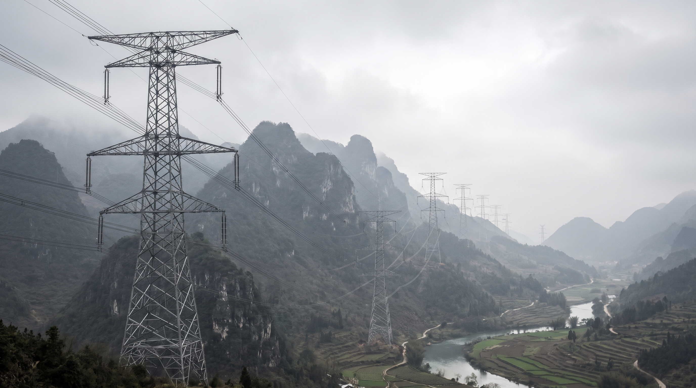 Beijing is accelerating the construction of ultra-high-voltage transmission lines to move clean energy across the continent.