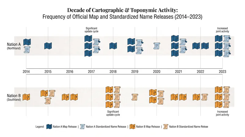 The pace of cartographic updates and renaming exercises has accelerated in recent years.