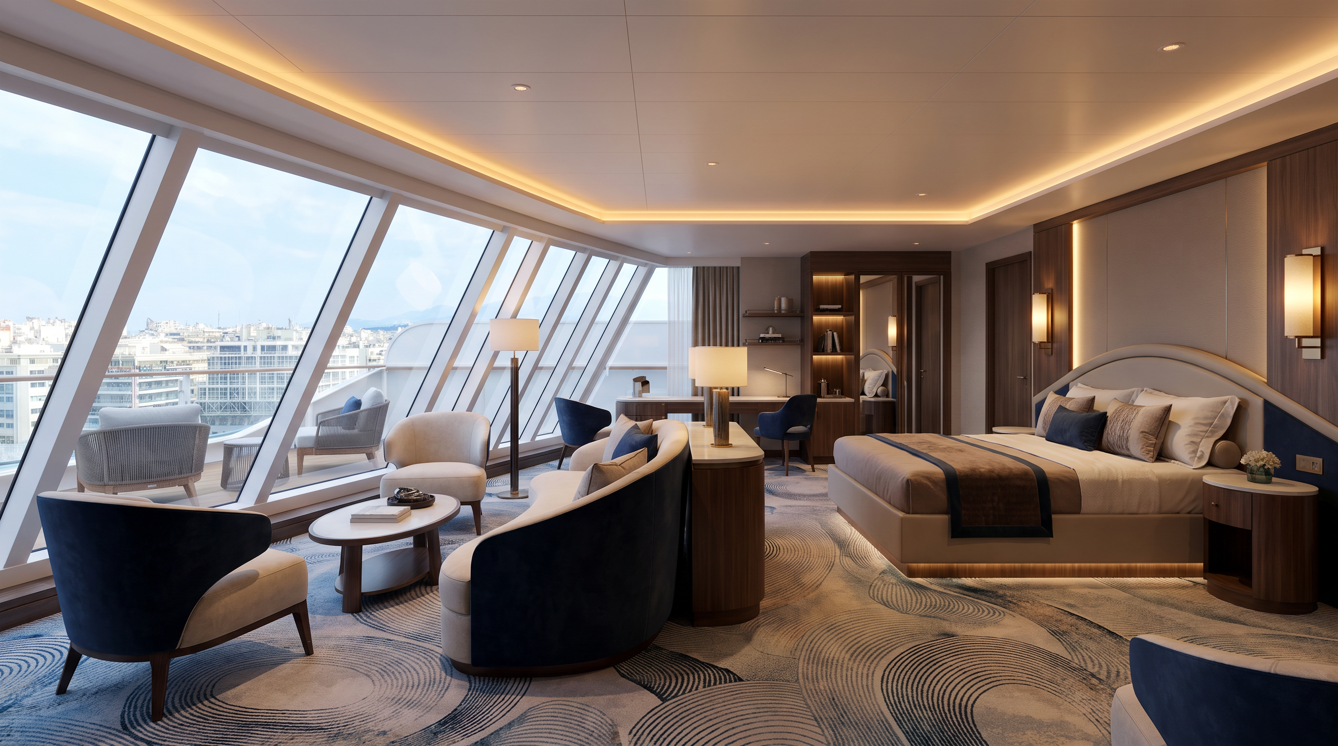 Modern luxury travelers increasingly demand the expansive suites and higher space-to-guest ratios found on newer vessels.