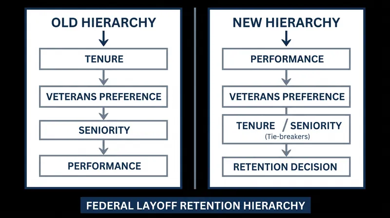 Seniority and tenure have been demoted to tie-breaker status under the new framework.