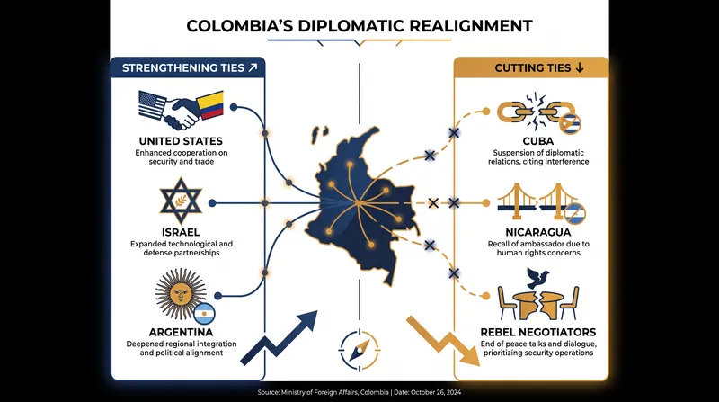 The incoming administration has pledged to rapidly realign Colombia's foreign policy and security partnerships.