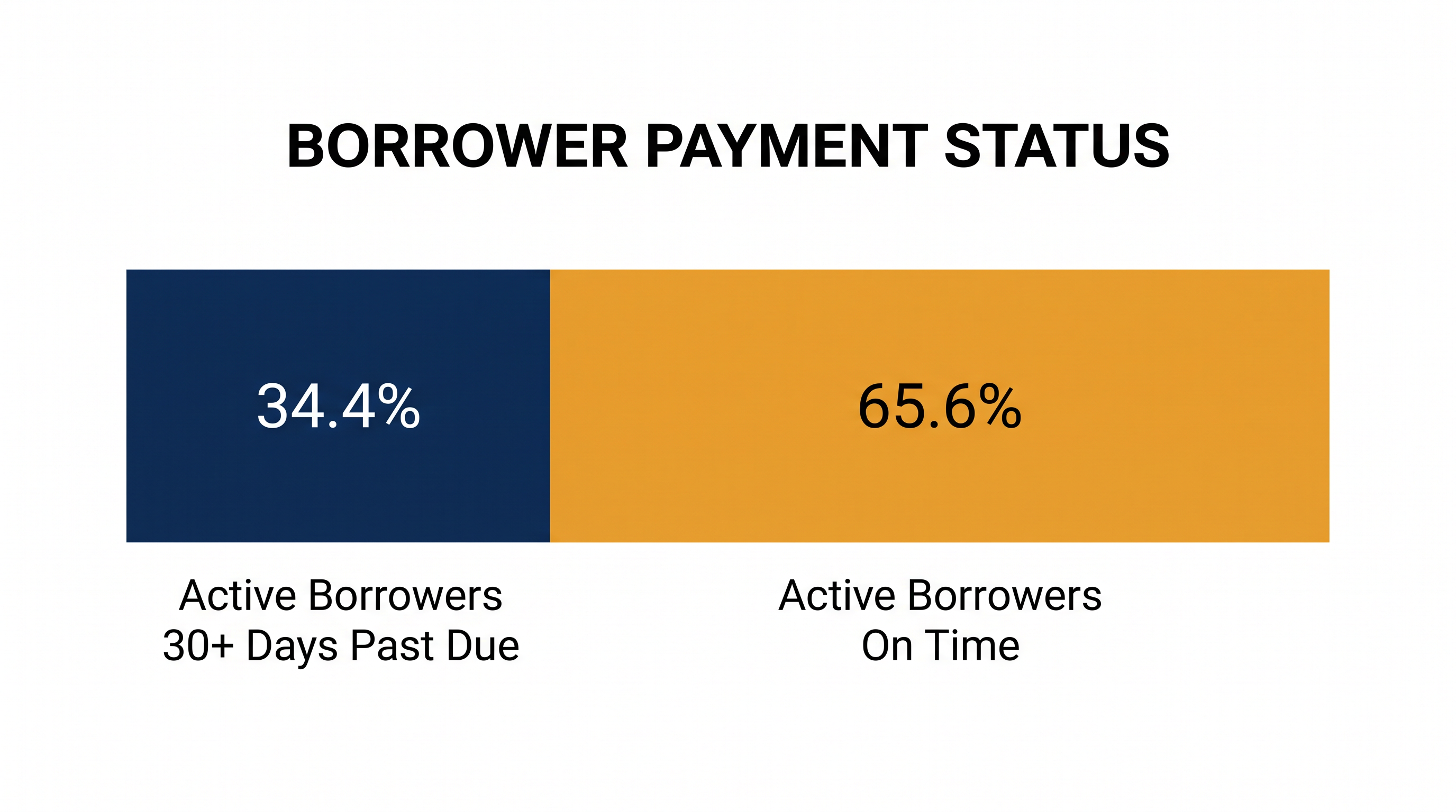 Over a third of active borrowers are currently behind on payments, increasing the stakes for the new servicing system.