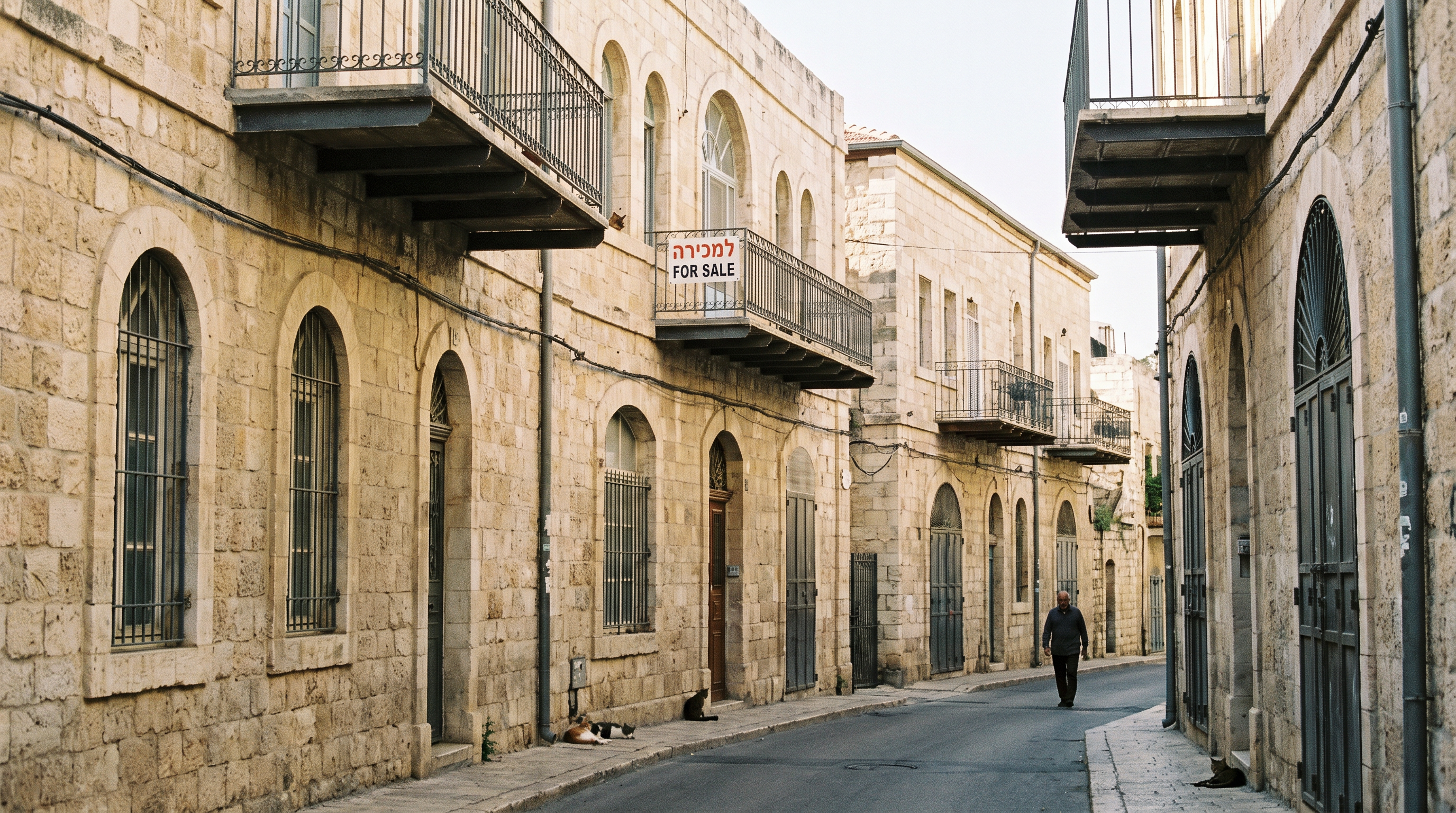 While Tel Aviv saw the sharpest declines, Jerusalem also recorded a 1.8% drop in home prices over the two-month period.