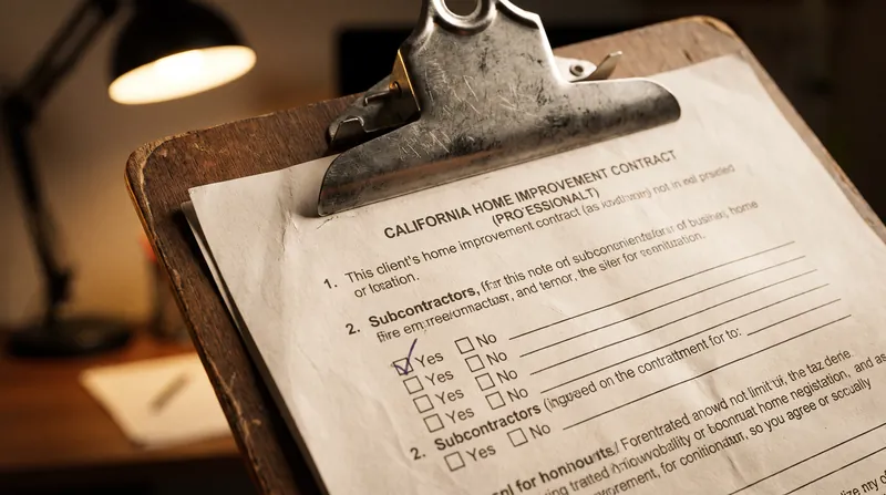 Contractors must now provide a clear yes-or-no checkbox indicating if third-party labor will be used on a project.
