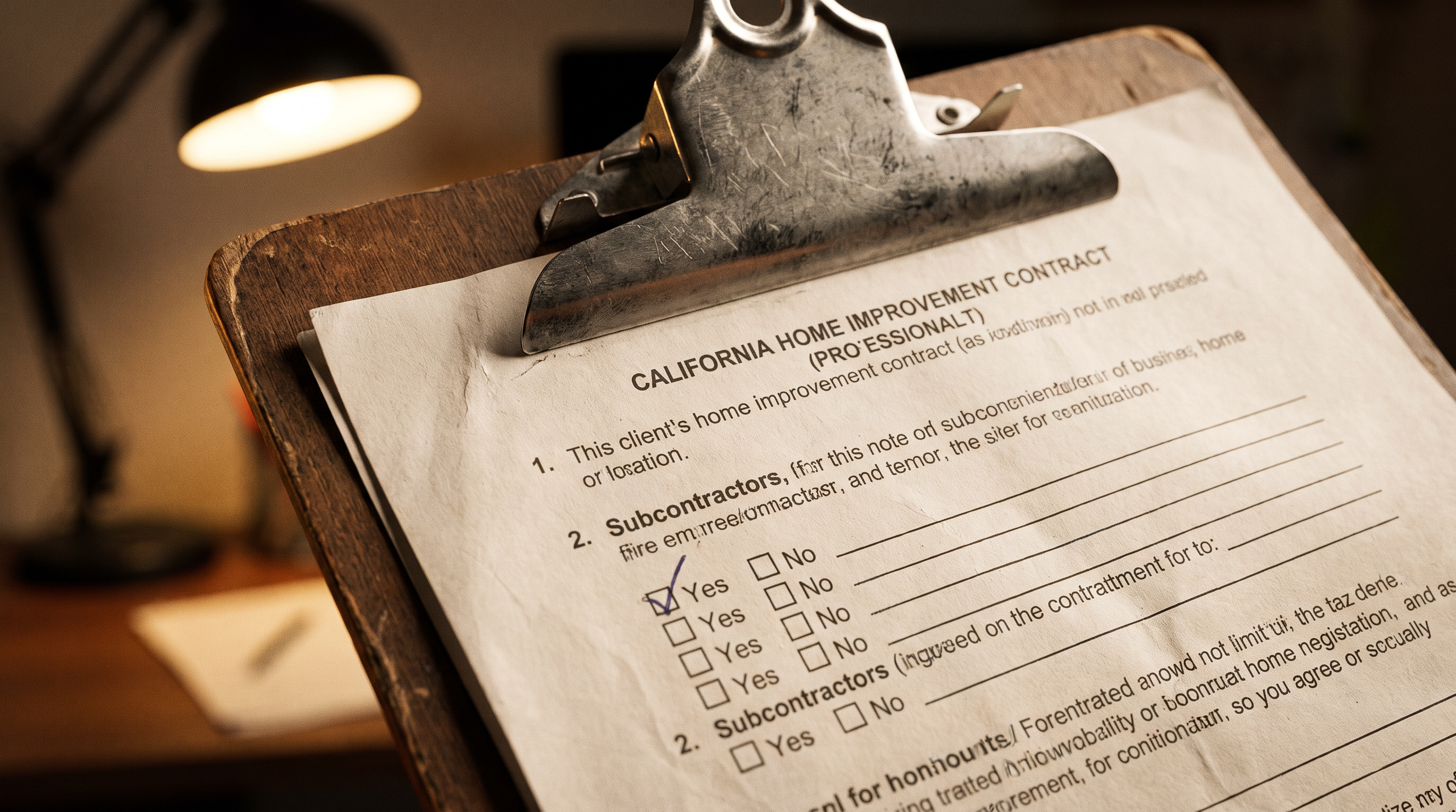 Contractors must now provide a clear yes-or-no checkbox indicating if third-party labor will be used on a project.