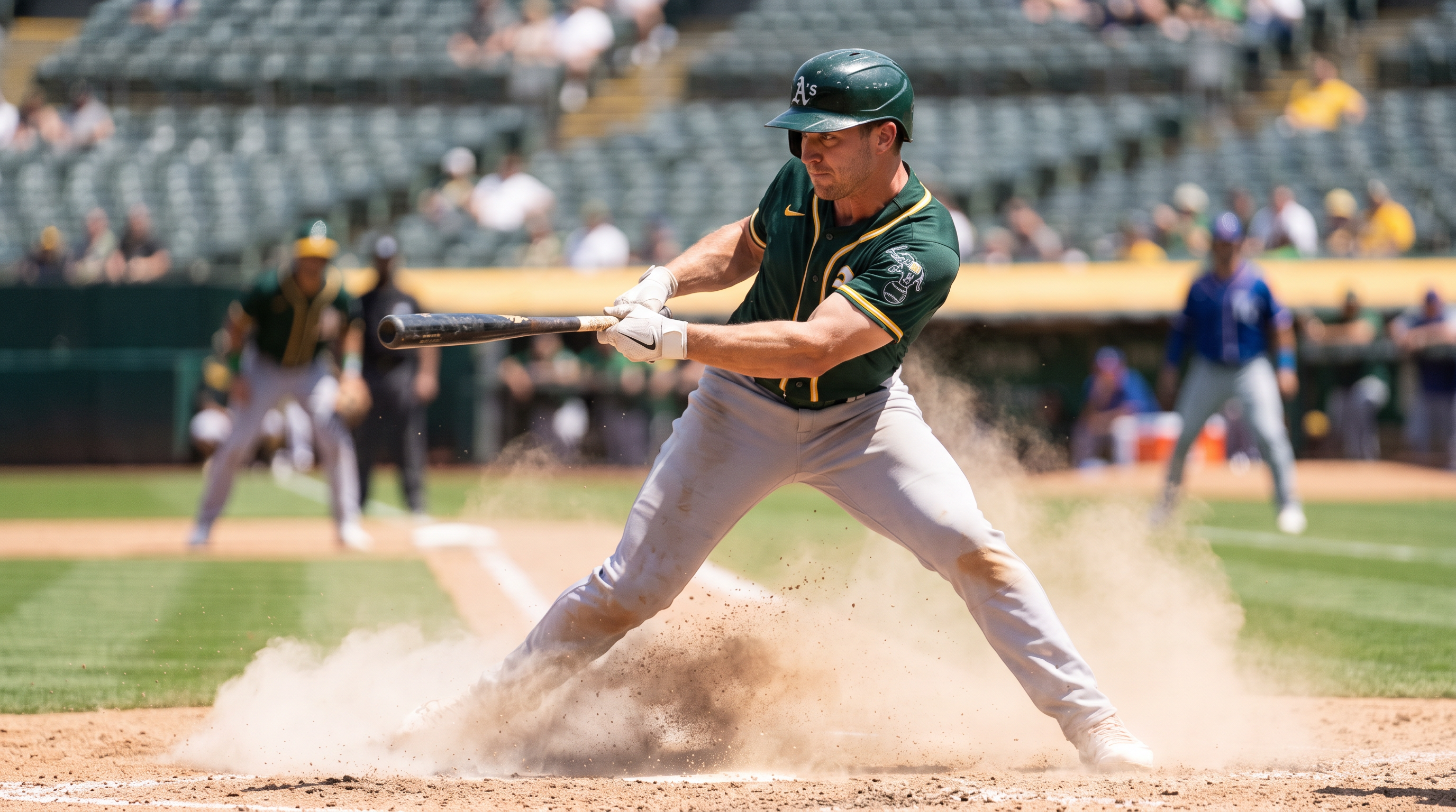 The Athletics will rely on power hitters like Shea Langeliers to jumpstart their offense.