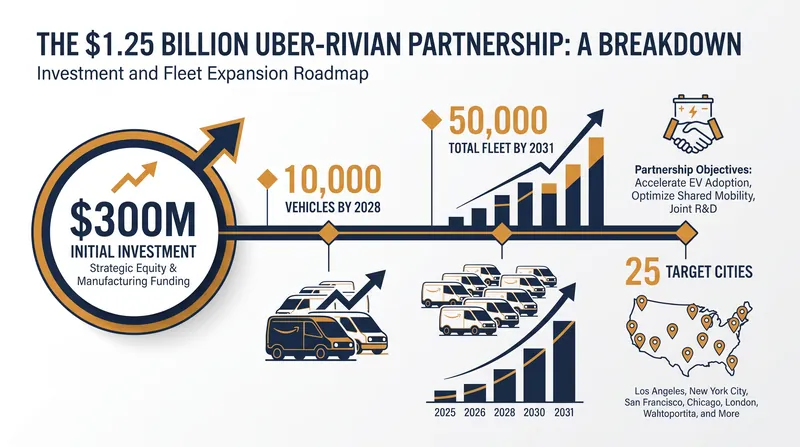 The phased rollout ties capital tranches to specific autonomous performance milestones.